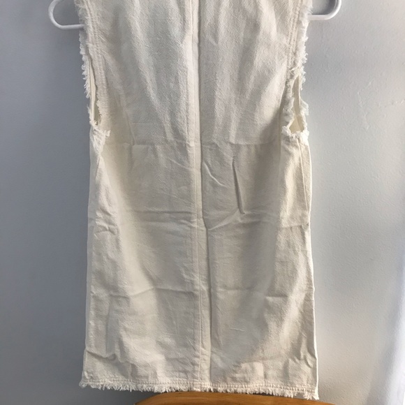 White sleeveless top blouse urban outfitters - Picture 4 of 5